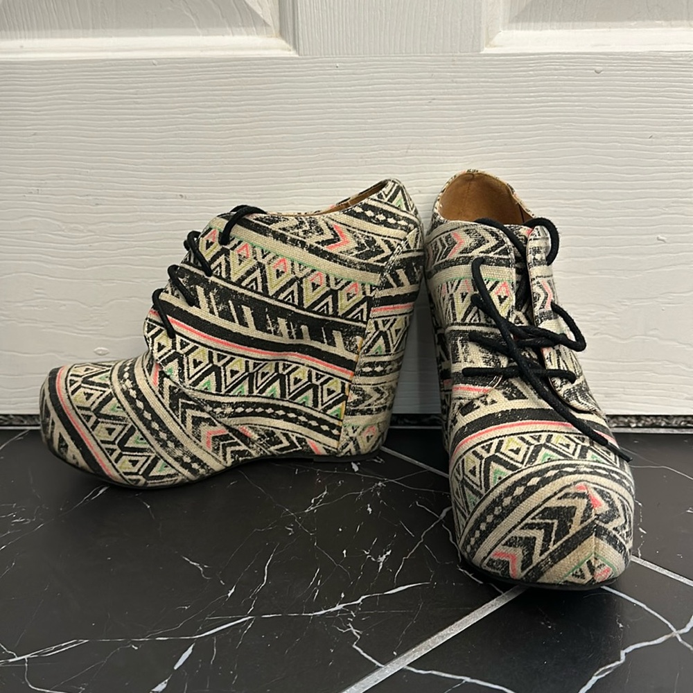 Millennial Dream Platform Wedge Bootie